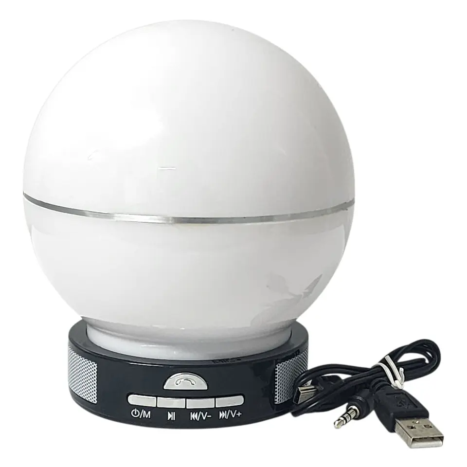 Lampara Parlante Bluetooth Portátil LED USB FM DBS112 DBLUE 4