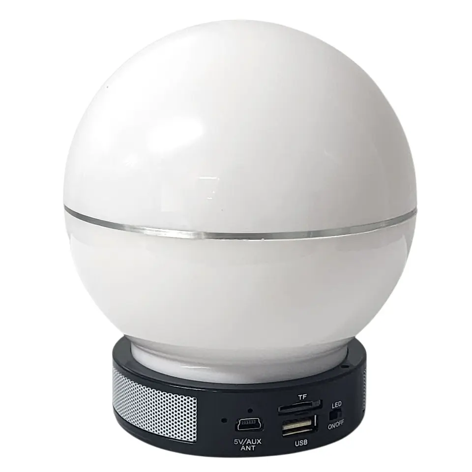 Lampara Parlante Bluetooth Portátil LED USB FM DBS112 DBLUE 2