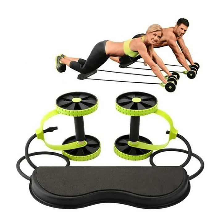 Rueda Ejercicios Abdominales Banda Elástica Revoflex Xtreme 2