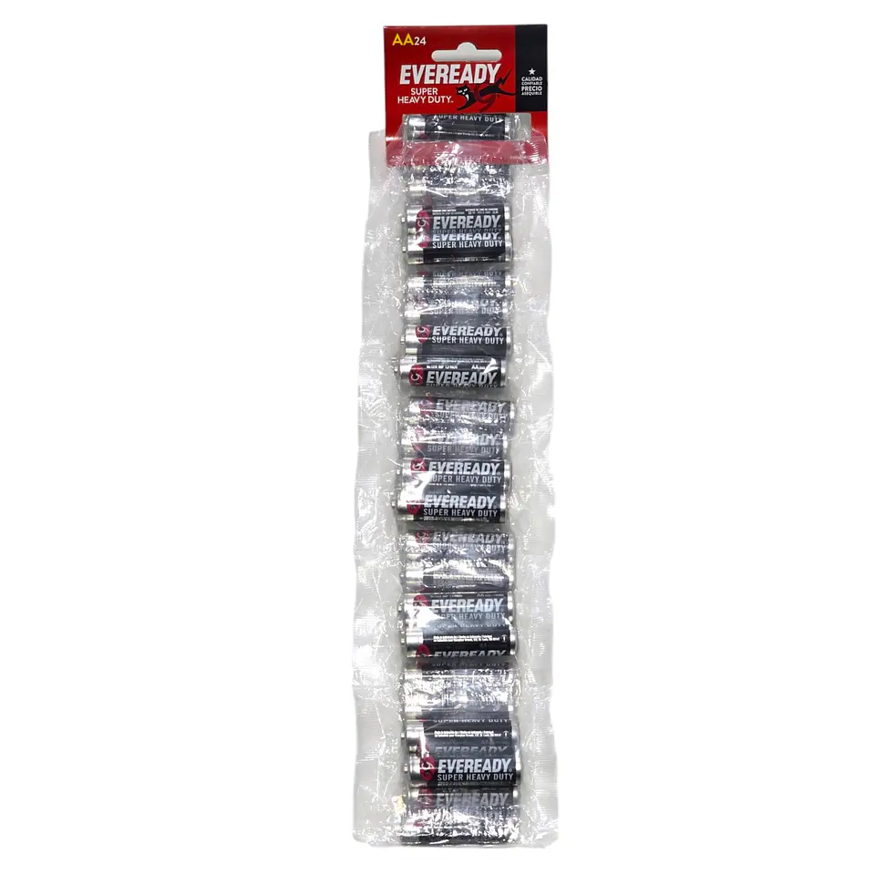 Pack 24 Pilas Eveready AA Convencional Tira 2