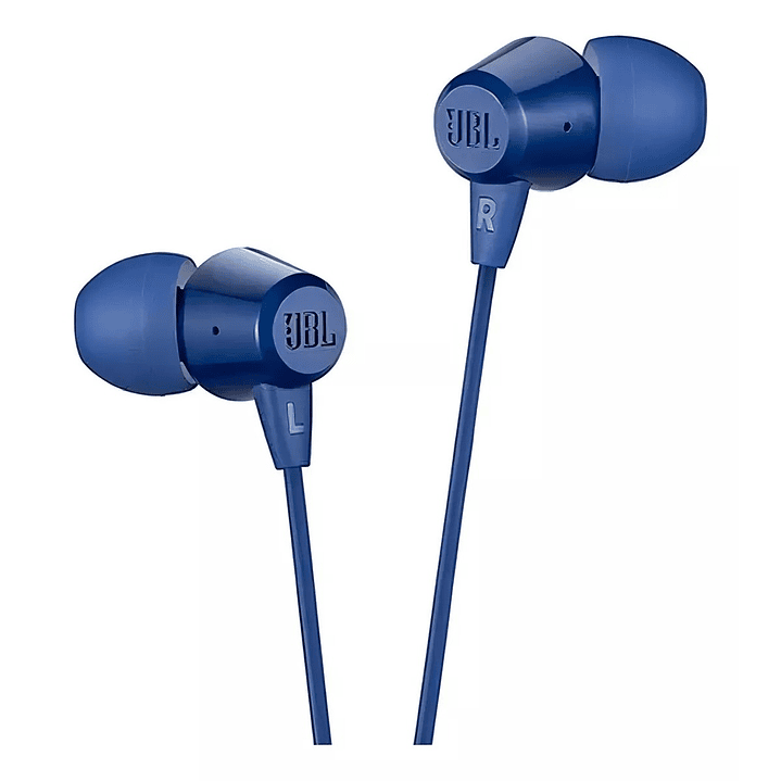 Audífonos In-Ear JBL C50HI 3.5 Mm Azul 2