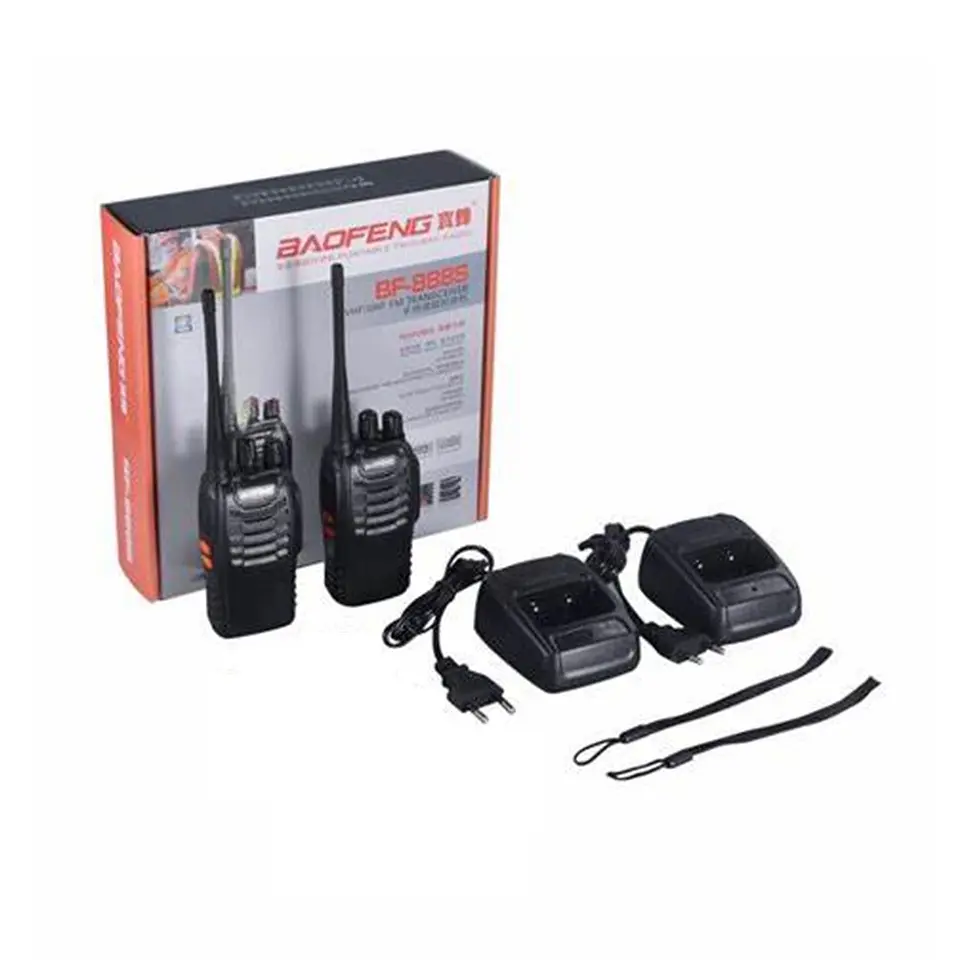 Pack 2 Transmisor 2 Vías Baofeng Bf-888s Negro 5