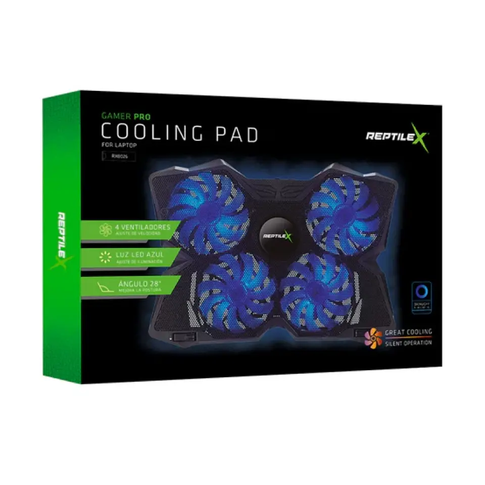 Base Enfriadora RX0026 Notebook 4 Ventiladores Reptilex 6