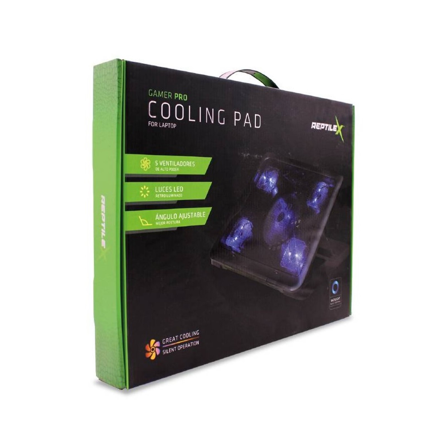 Base Enfriadora RX0058 Notebook 5 Ventiladores Reptilex 6