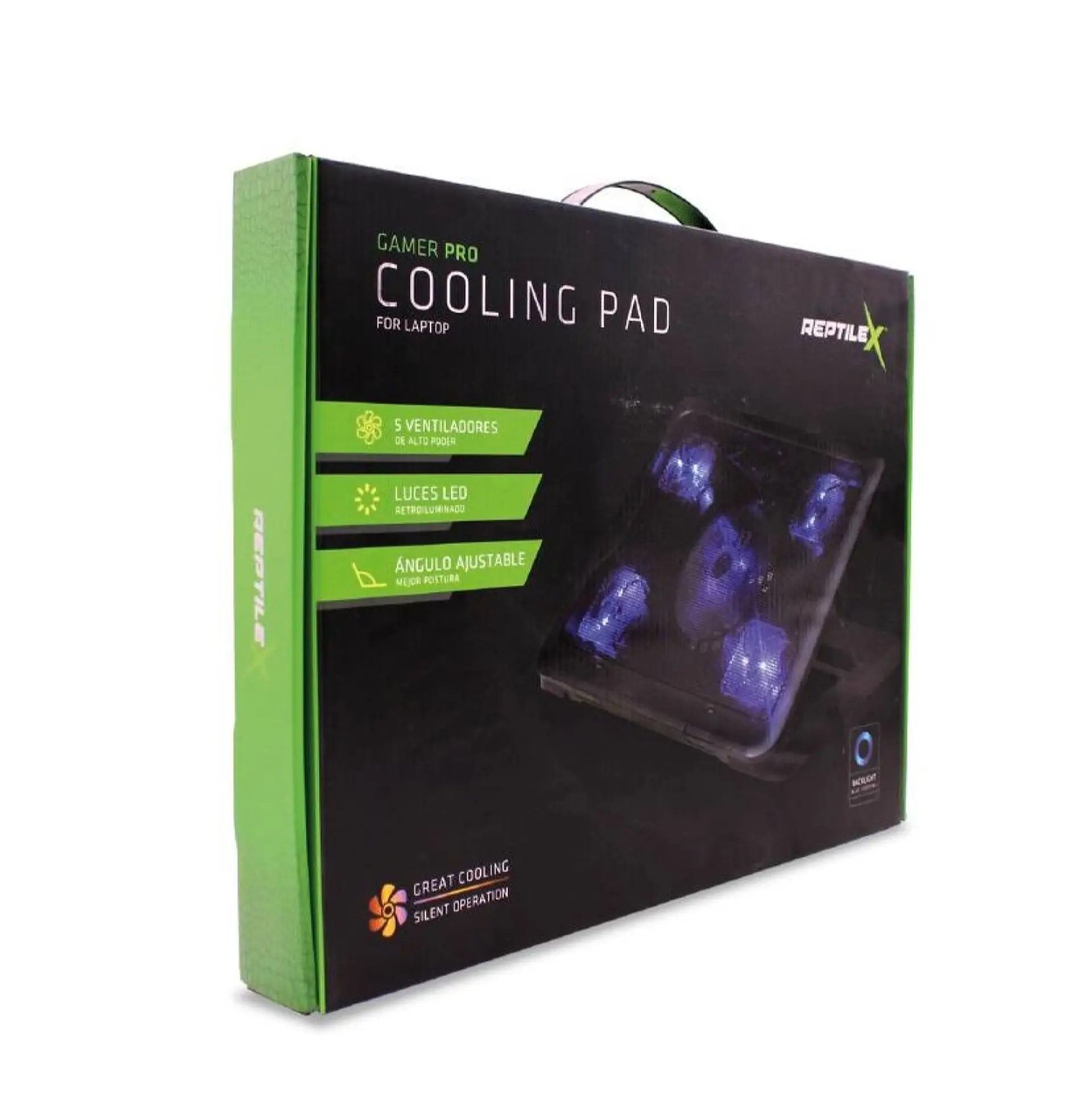 Base Enfriadora RX0058 Notebook 5 Ventiladores Reptilex 6