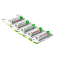 Pack 5 Pilas Recargables AA Aiwa 1.2v 2000mah - Miniatura 2