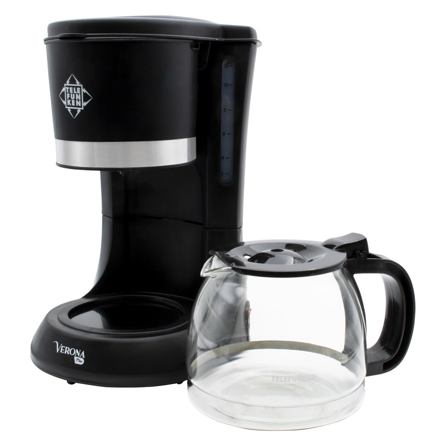 Cafetera Eléctrica Verona Plus Antigoteo 1.2lt Telefunken 5