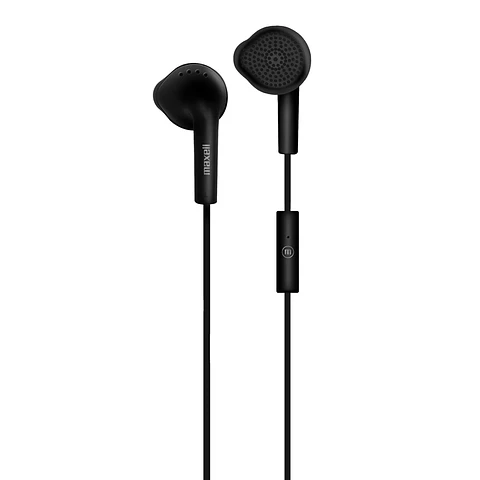 Audífonos Stereo Earbuds con Mic EB-MIC 3.5mm Maxell Negro