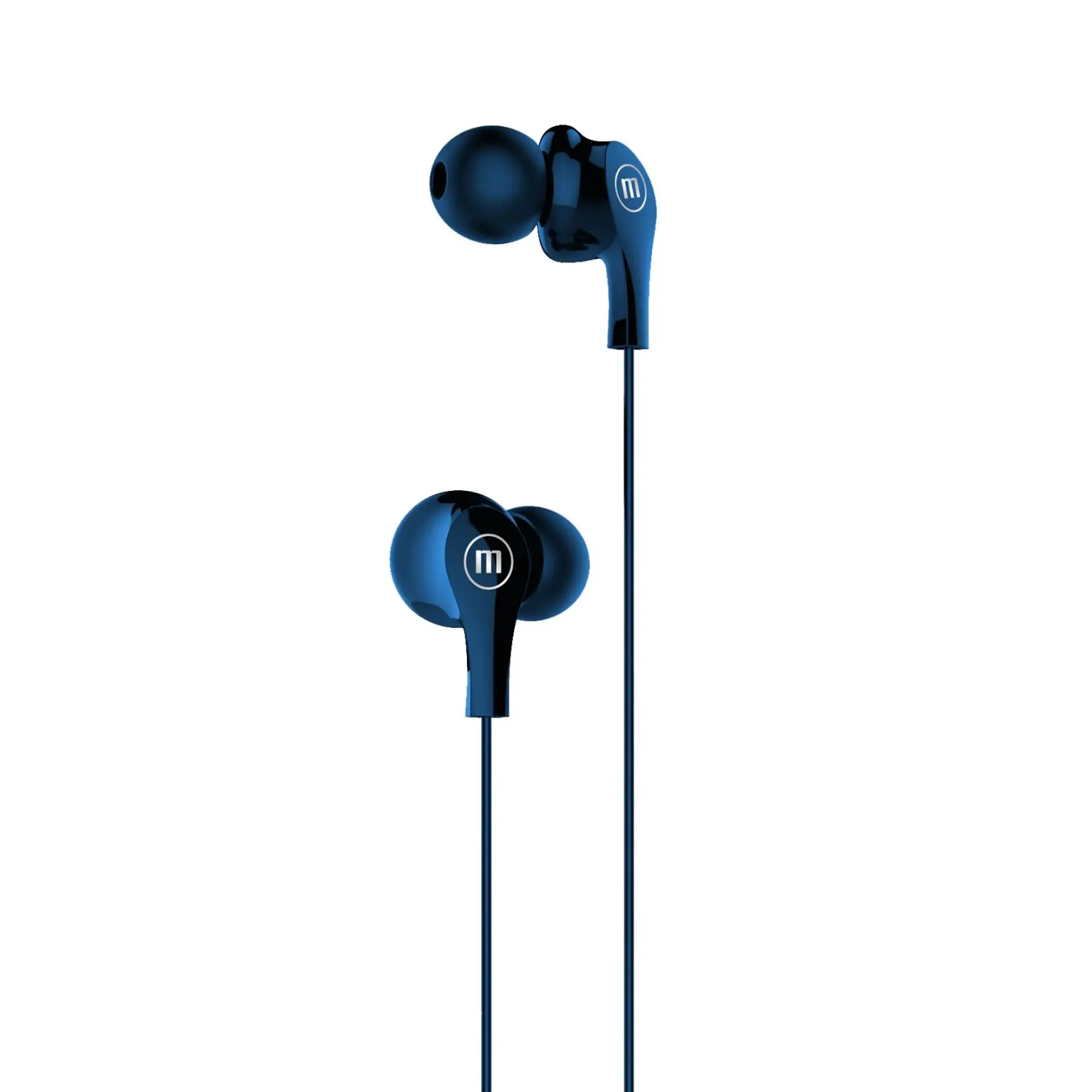 Audífonos Ultra Bass In-Mic 3.5mm Con Micrófono Maxell Azul 2