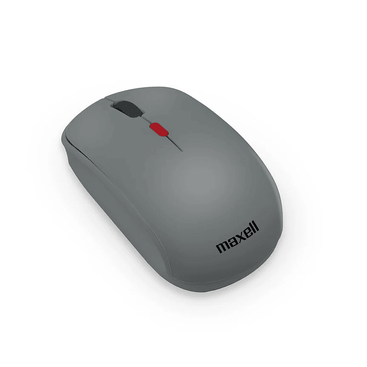 Mouse Inalámbrico Ergonómico 1600 DPI MOWL-100 Maxell Gris 2