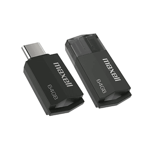Pendrive Maxell USBTC Tipo C 64gb 3.2 Negro