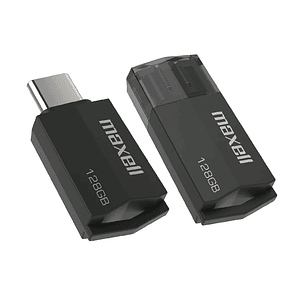 Pendrive Maxell USBTC Tipo C 128gb 3.2 Negro