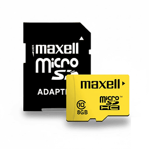 Tarjeta Micro SD Maxell 8GB CLASE 10