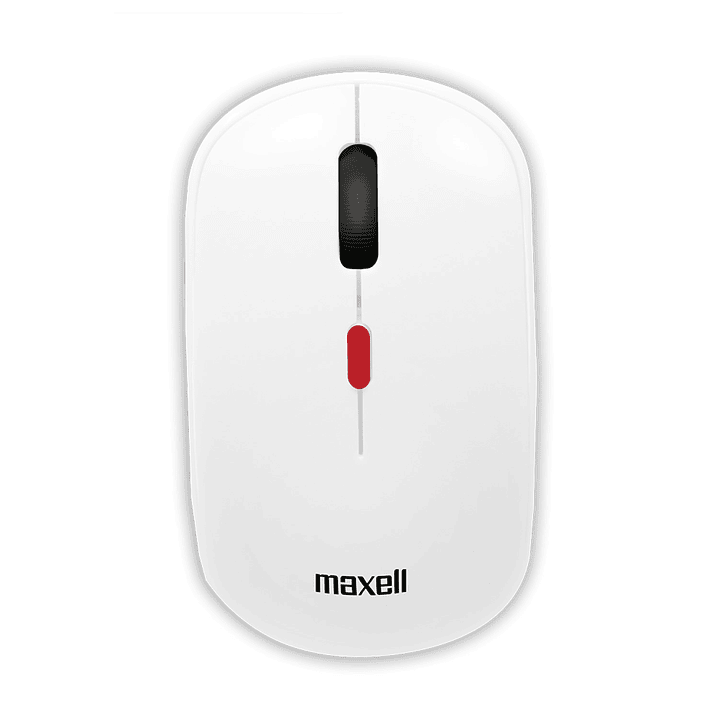 Mouse Inalámbrico Ergonómico 1600 DPI MOWL-100 Maxell Blanco 1