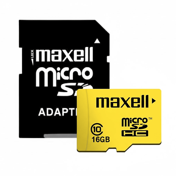 Tarjeta Micro SD Maxell 16GB CLASE 10 2