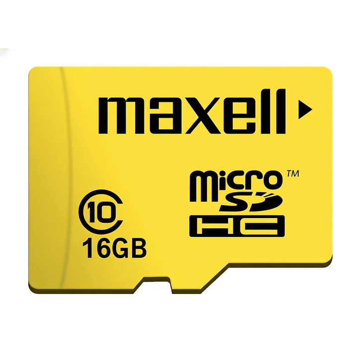 Tarjeta Micro SD Maxell 16GB CLASE 10 3