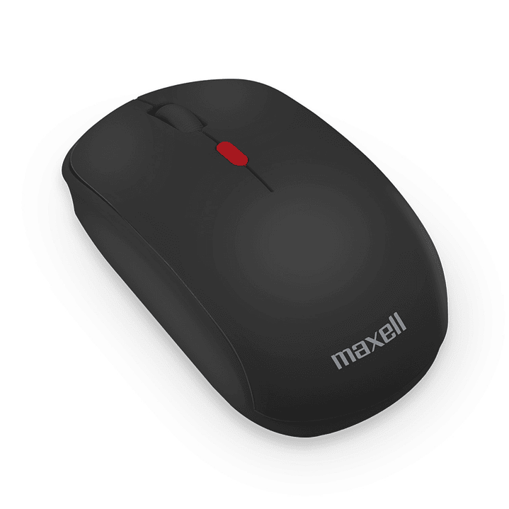Mouse Inalámbrico Ergonómico 1600 DPI MOWL-100 Maxell Negro 2