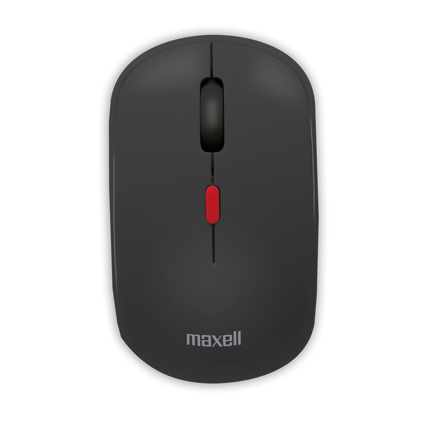 Mouse Inalámbrico Ergonómico 1600 DPI MOWL-100 Maxell Negro 1