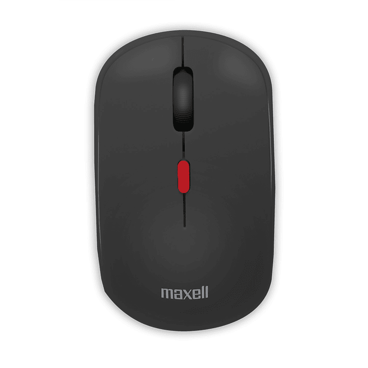 Mouse Inalámbrico Ergonómico 1600 DPI MOWL-100 Maxell Negro 1