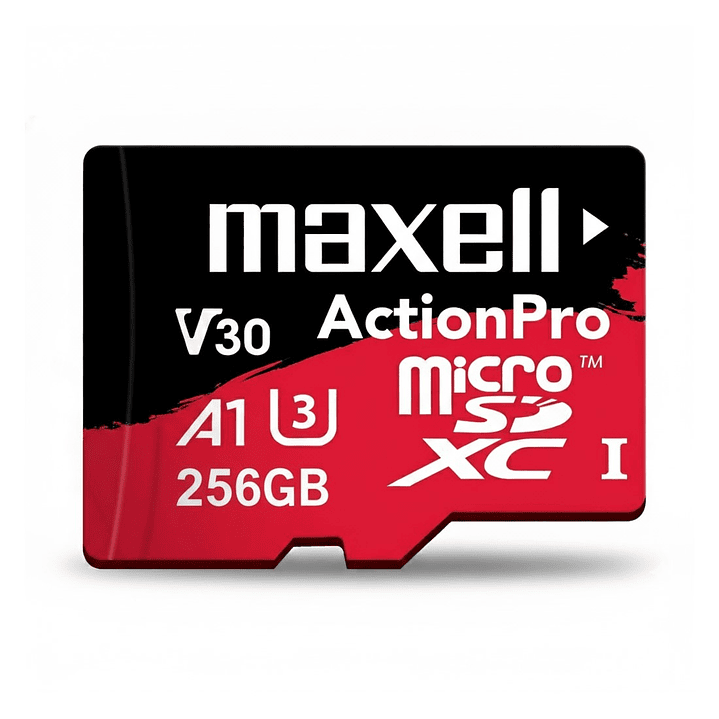 Tarjeta MicroSD Maxell 256GB UH-3 8K 100mb V30 2