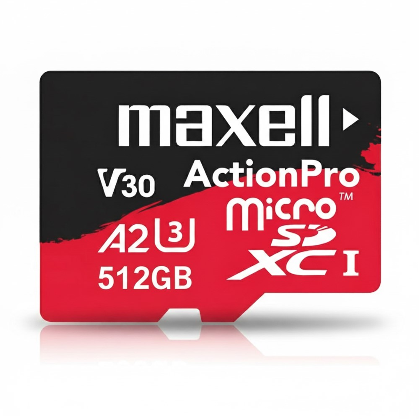 Tarjeta MicroSD Maxell 512GB UH-3 8K A2 180MB/S 2