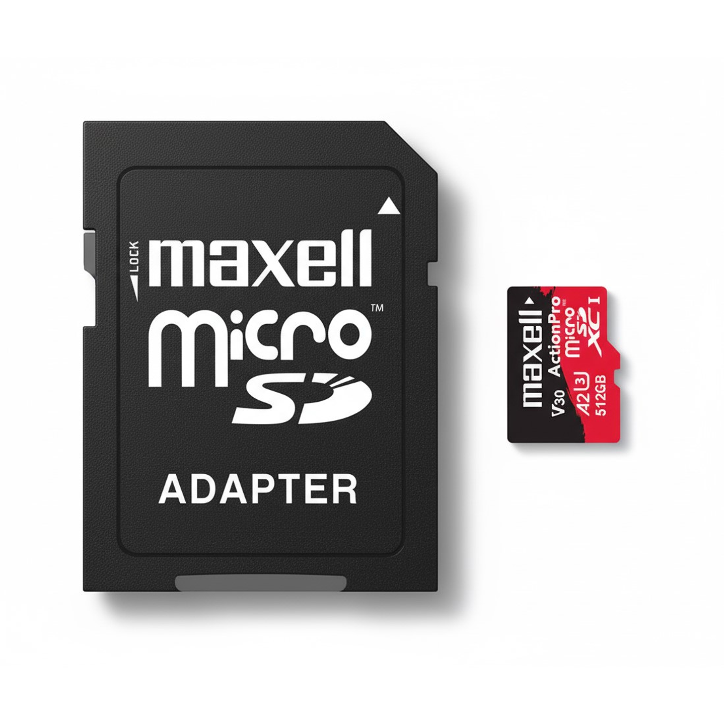 Tarjeta MicroSD Maxell 512GB UH-3 8K A2 180MB/S 3