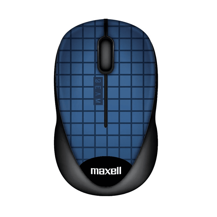 Mouse Óptico Inalámbrico Trace 1600 DPI 2.4GHz Maxell Azul 1