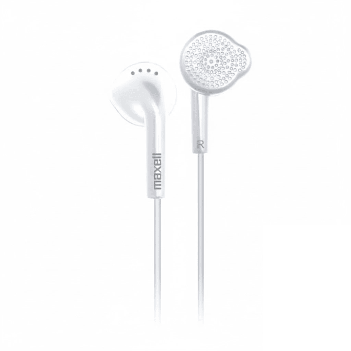 Audífono Stereo Buds Maxell EB-95 jack 3.5mm Blanco 1
