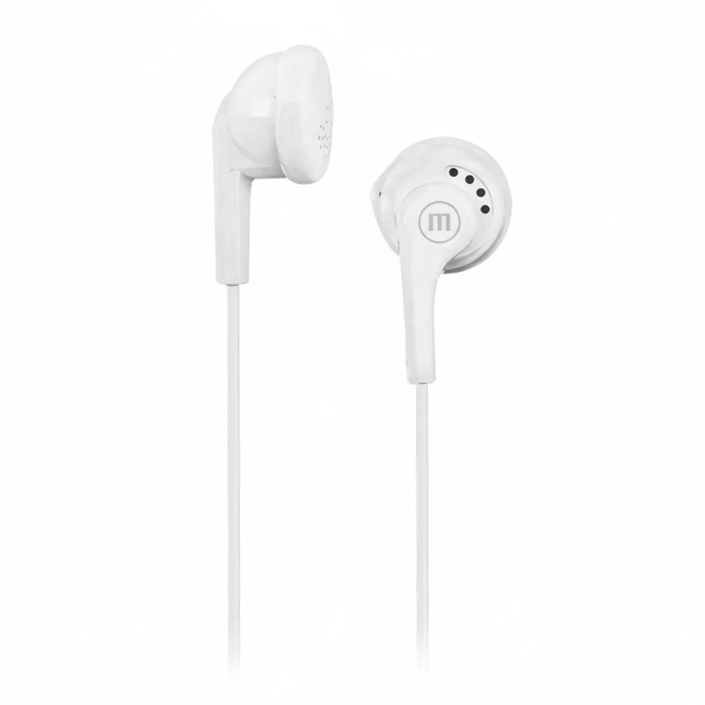 Audífono Stereo Buds Maxell EB-95 jack 3.5mm Blanco 2