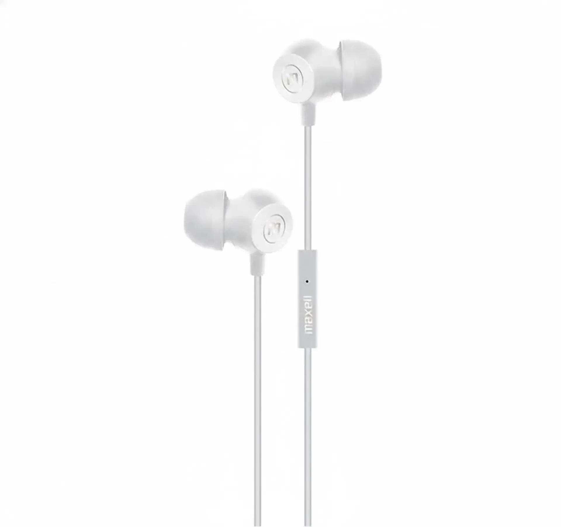 Audífonos Maxell INBAX Con Mic In Ear 3.5mm Blanco 1