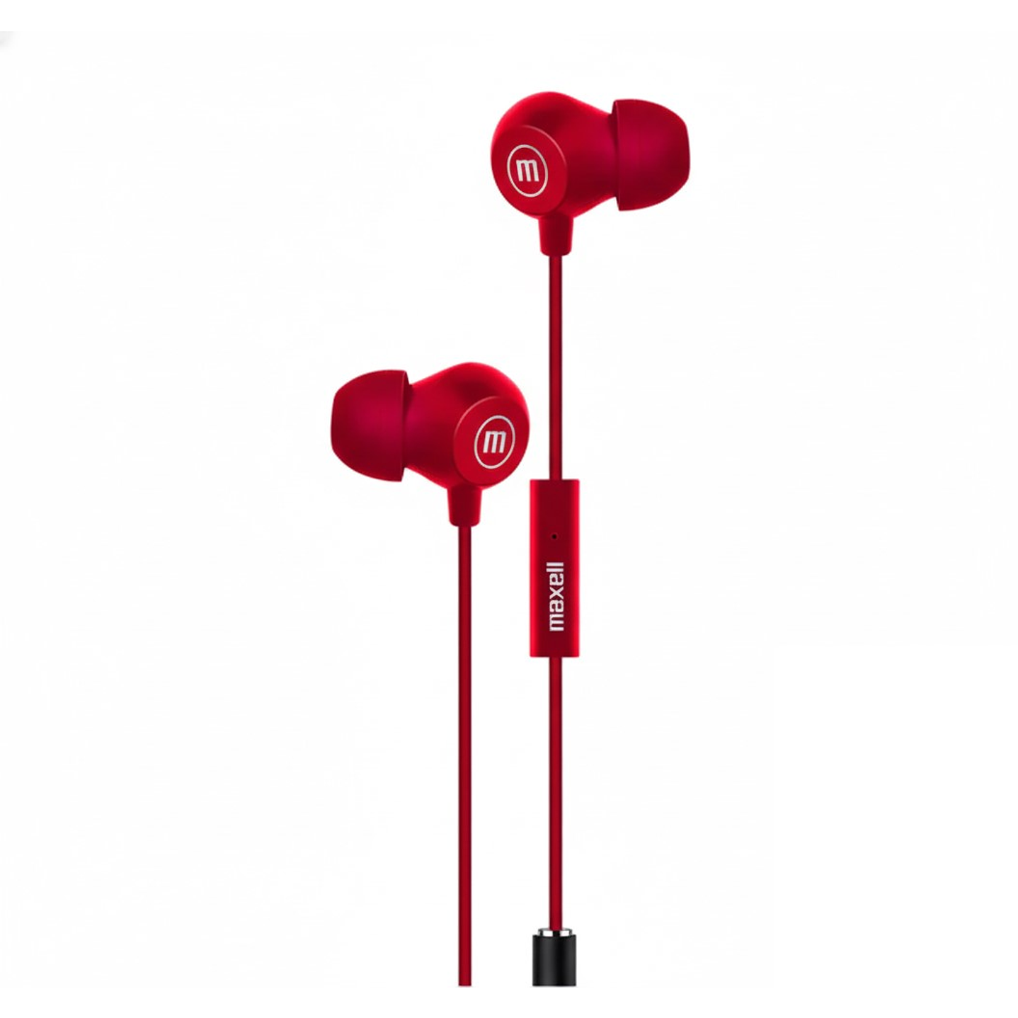 Audífonos Maxell INBAX Con Mic In Ear 3.5mm Rojo 1