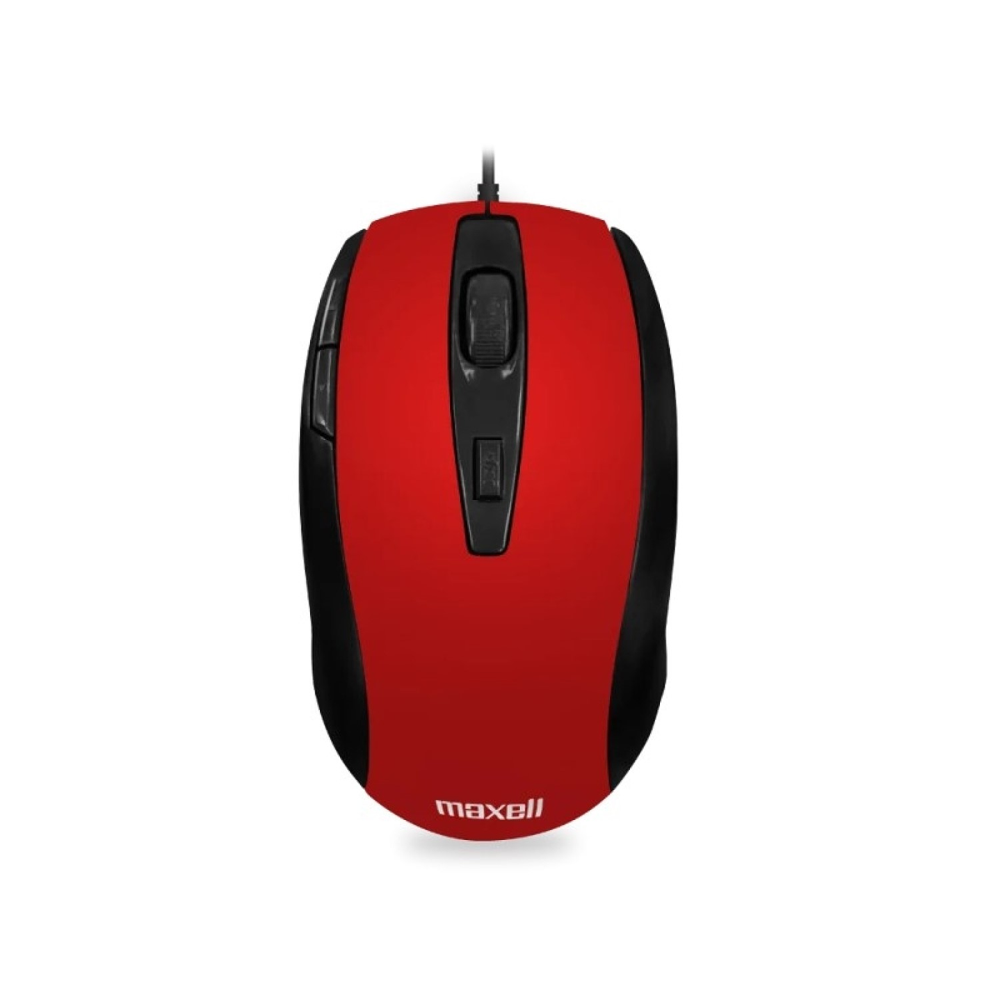 Mouse Óptico 5 Botones Con Cable USB MOWR-105 Maxell Rojo 1