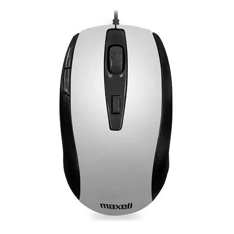 Mouse Óptico 5 Botones Con Cable USB MOWR-105 Maxell Silver