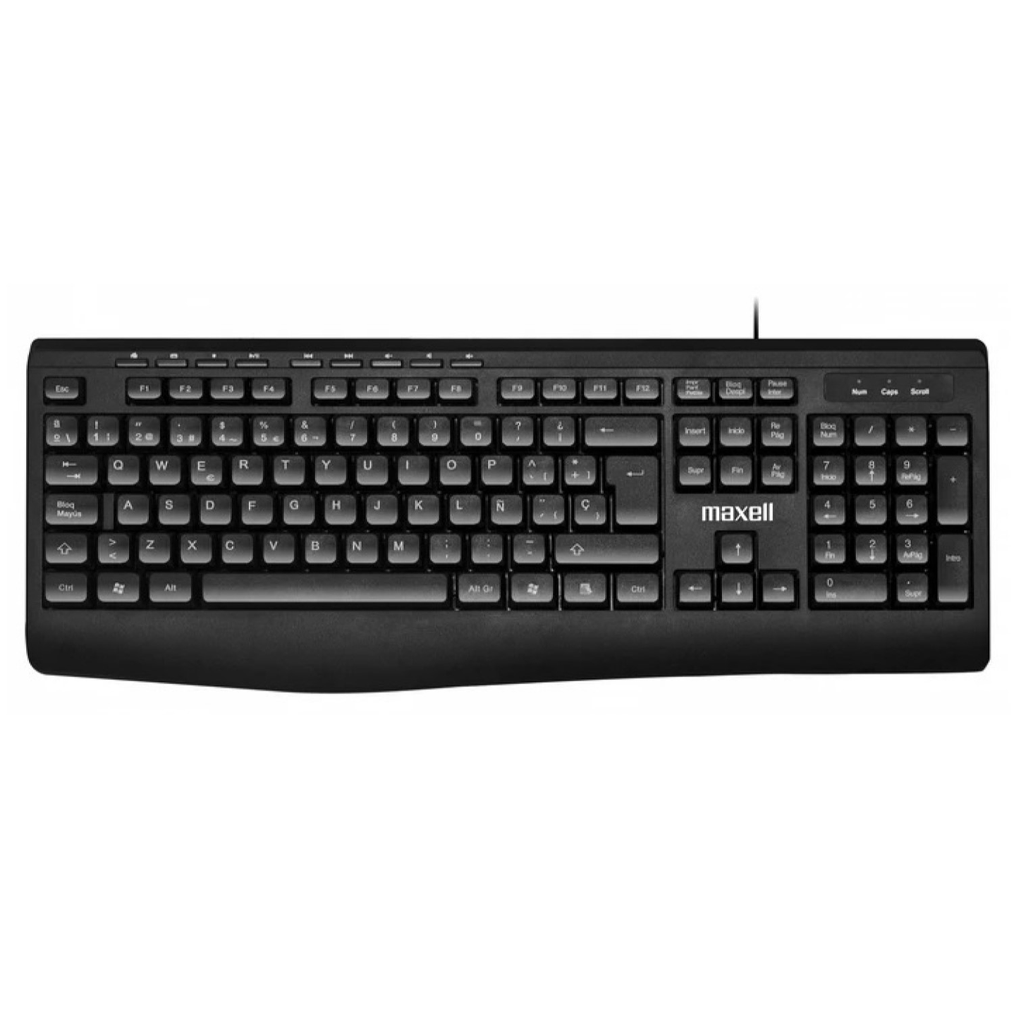 Teclado Multifuncional KB-100 USB Maxell Negro 1