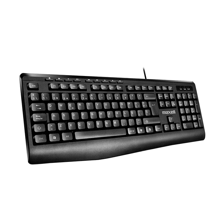 Teclado Multifuncional KB-100 USB Maxell Negro 3