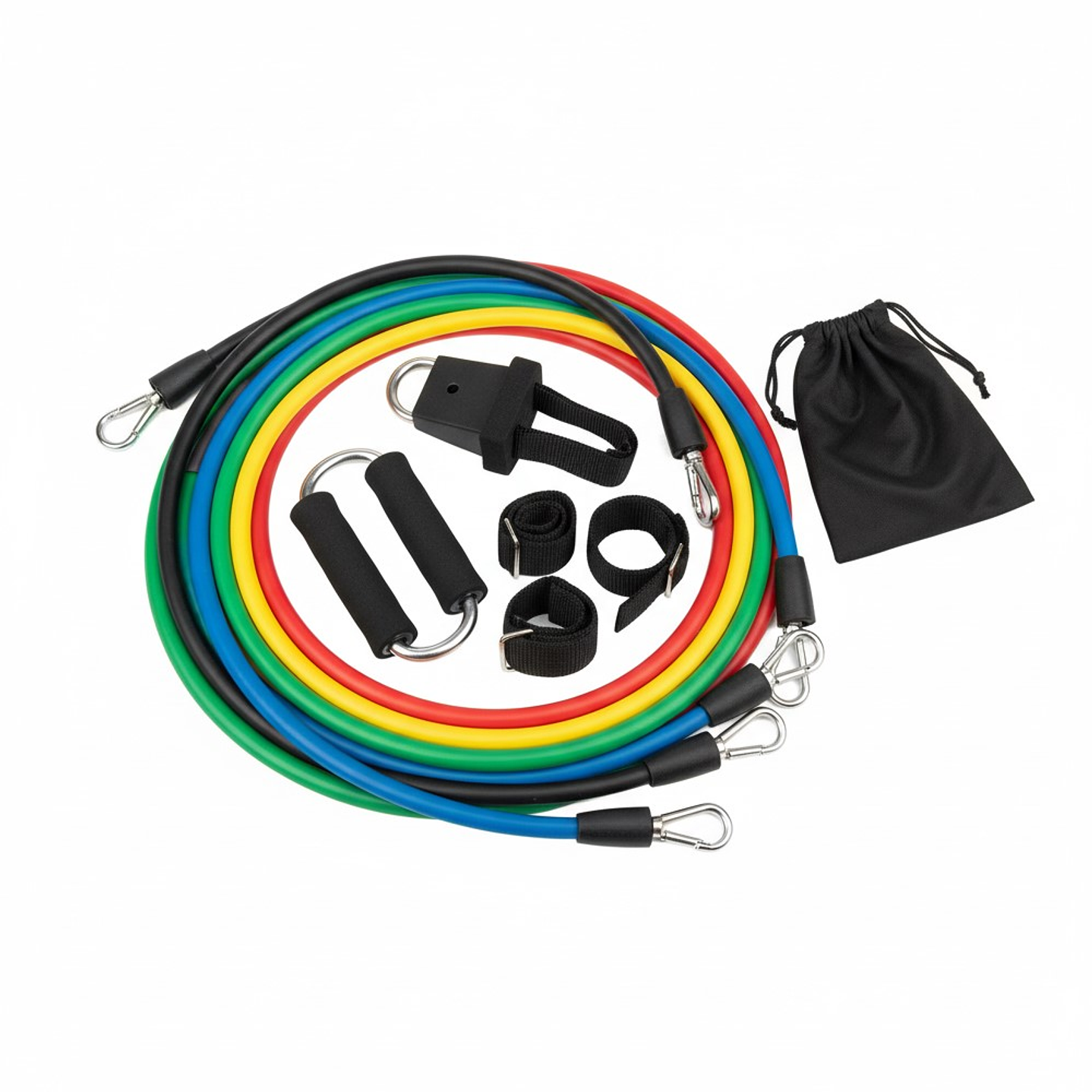 Set De 5 Bandas Elásticas Tubulares Infitness 100lb IN0011 1