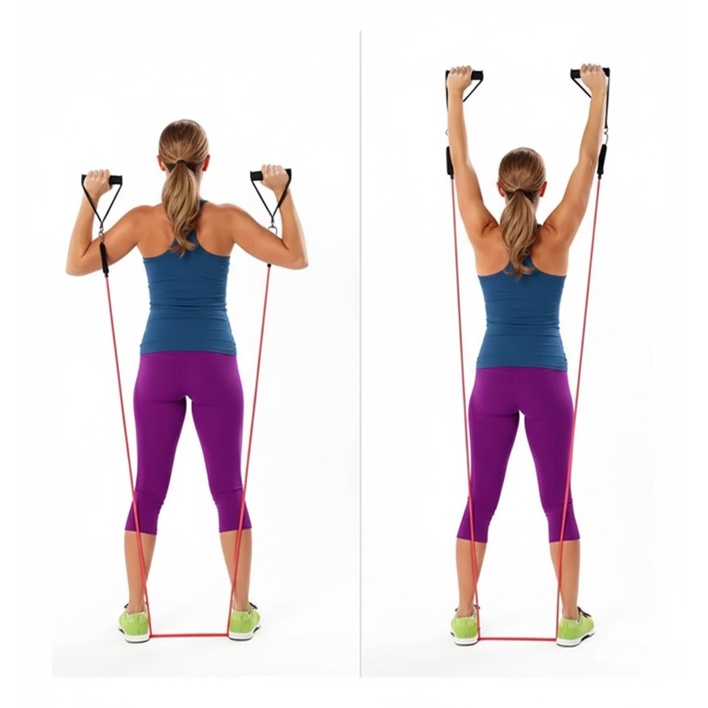 Set De 5 Bandas Elásticas Tubulares Infitness 100lb IN0011 3