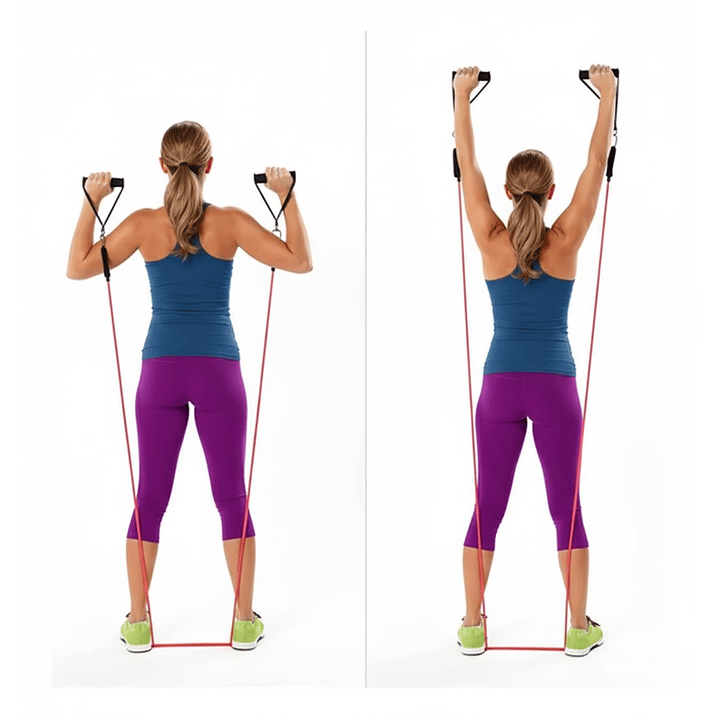 Set De 5 Bandas Elásticas Tubulares Infitness 100lb IN0011 3