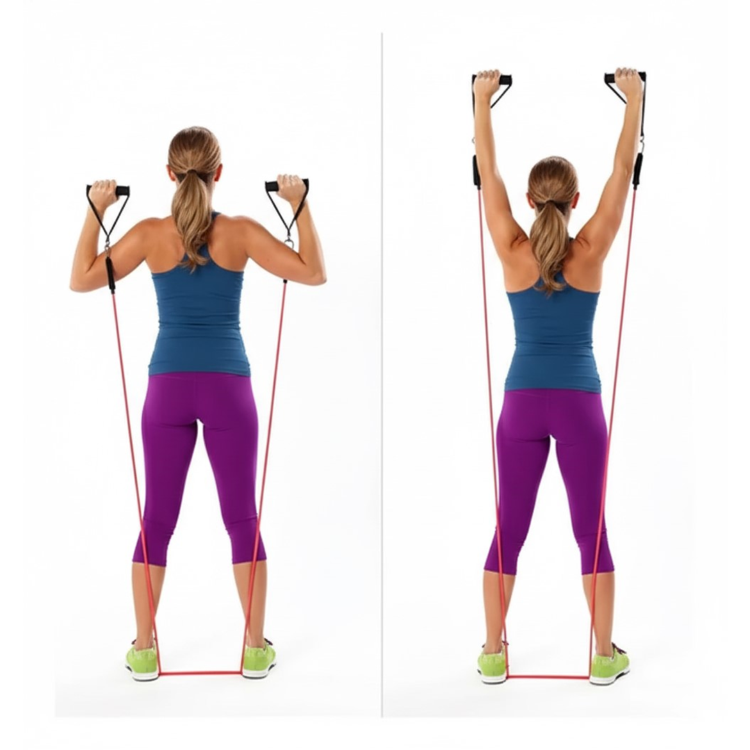 Set De 5 Bandas Elásticas Tubulares Infitness 100lb IN0011 3