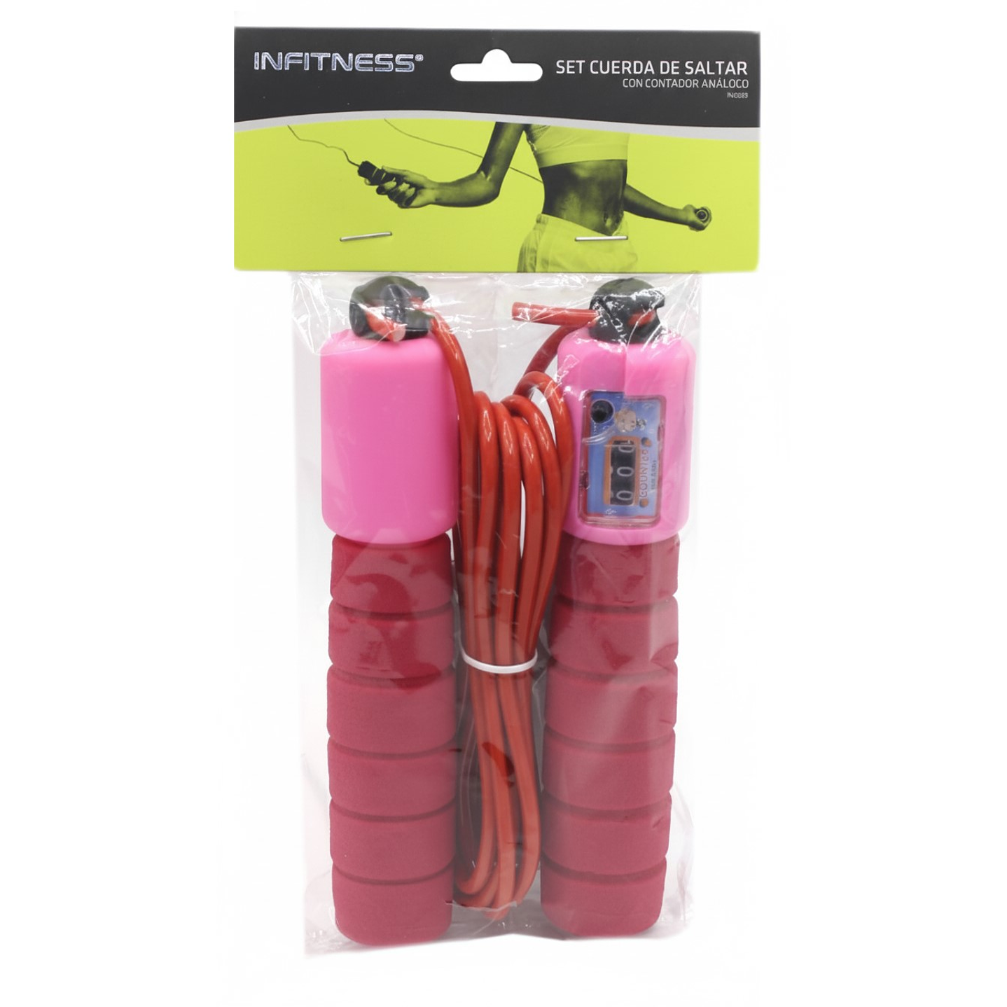 Cuerda Para Saltar Con Contador Analógico Infitness IN0009 2