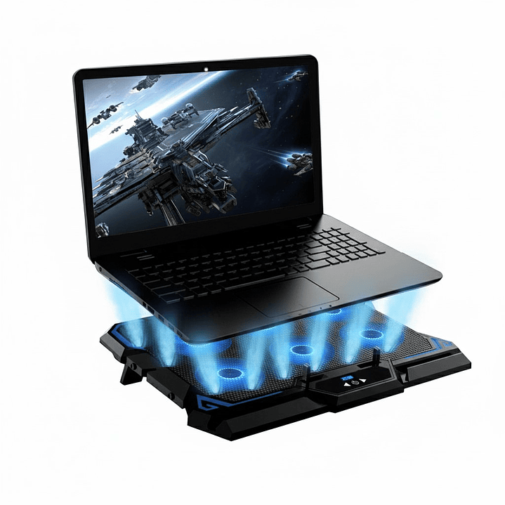 Ventilador Notebook Gamer Reptilex 6 Aspas Alto Flujo Rx0025 4