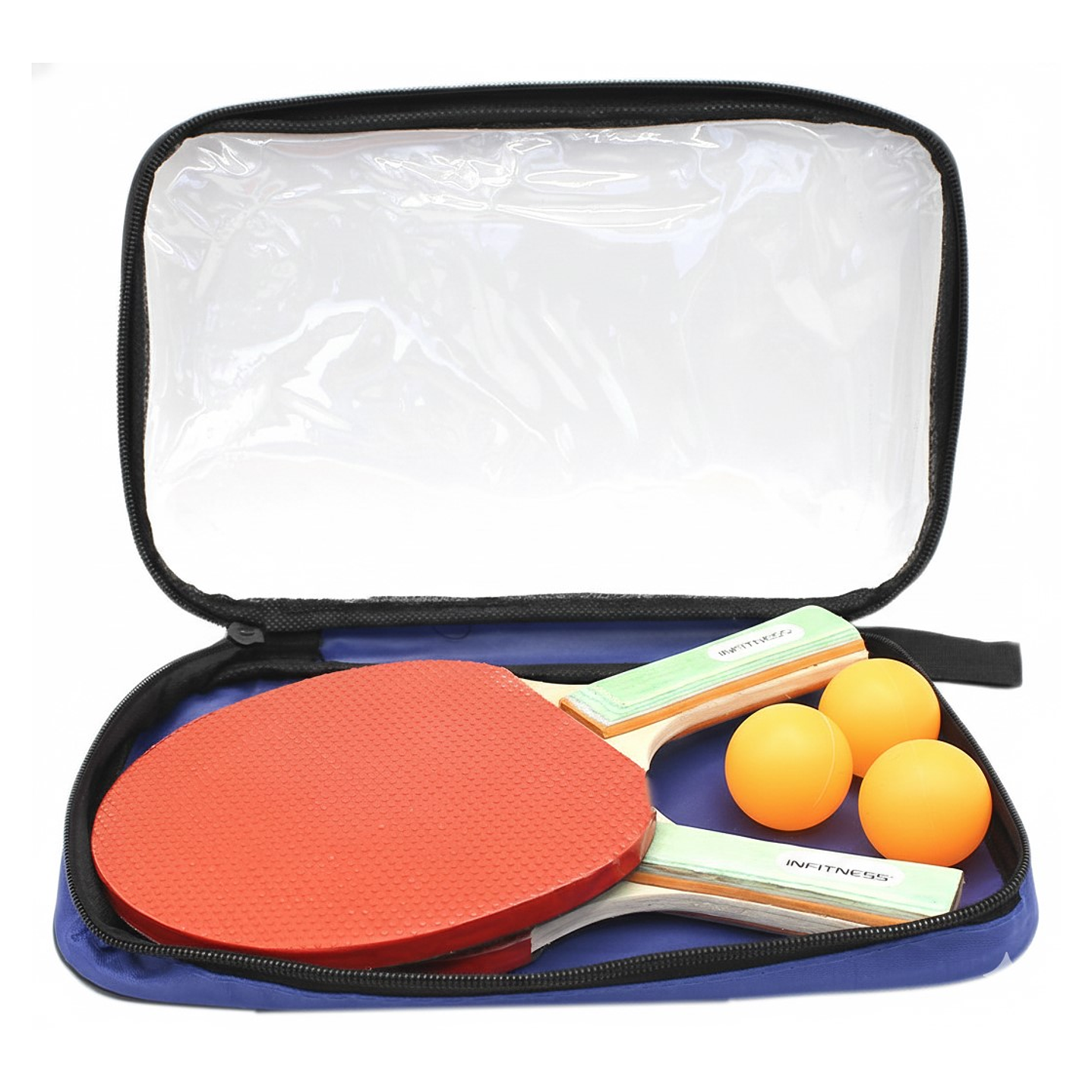 Set 2 Paletas De Ping Pong Infitness IN0007 Nivel Básico 4