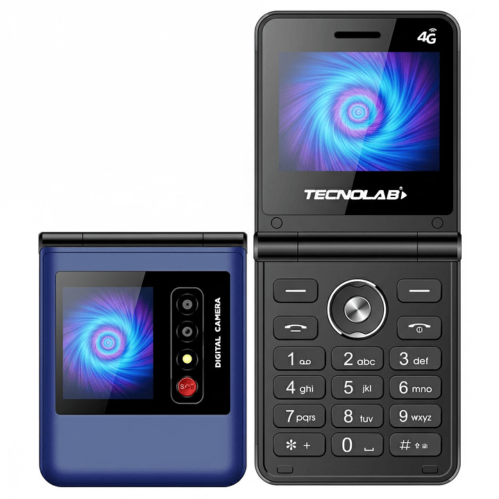 Teléfono Senior 4g Doble Pantalla Tecnolab Tl709BL 1