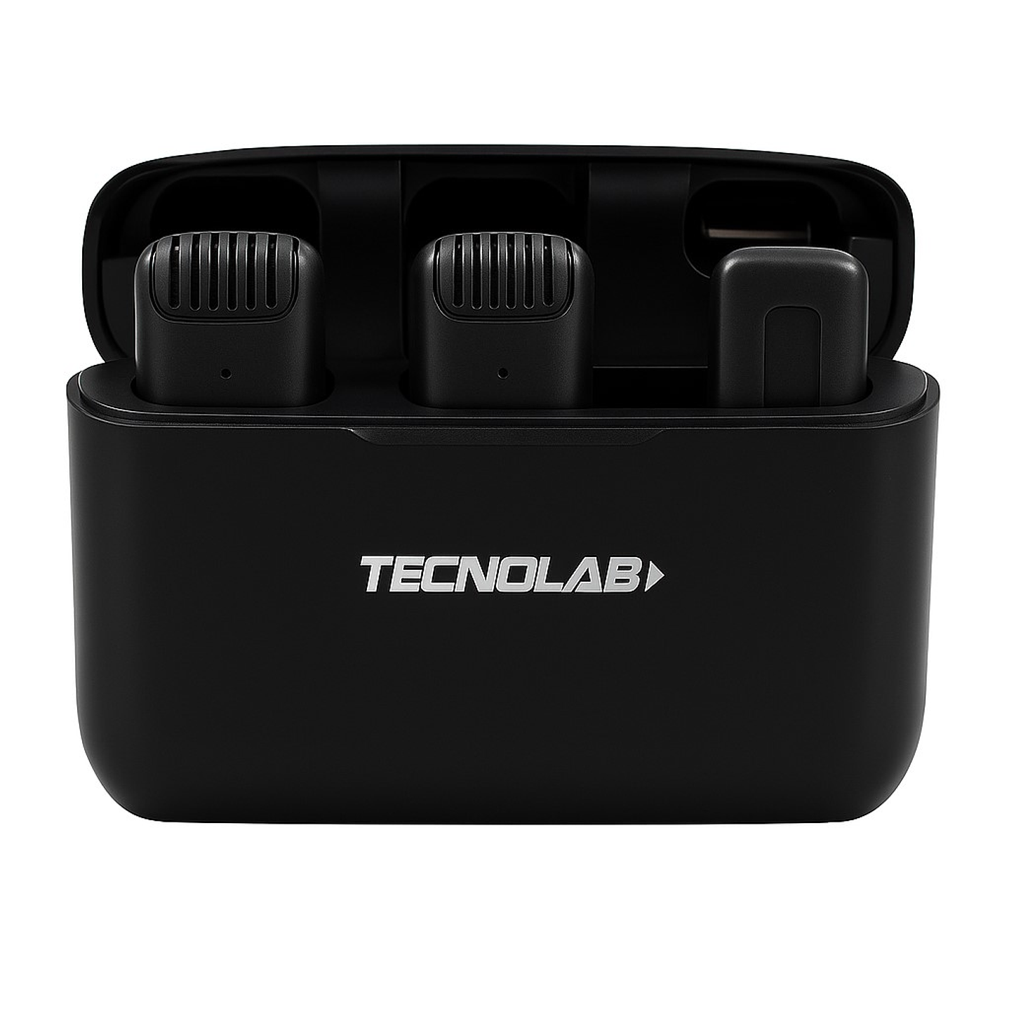 Kit 2 Micrófonos Lavalier Con Caja LTNG Tecnolab TL707 2