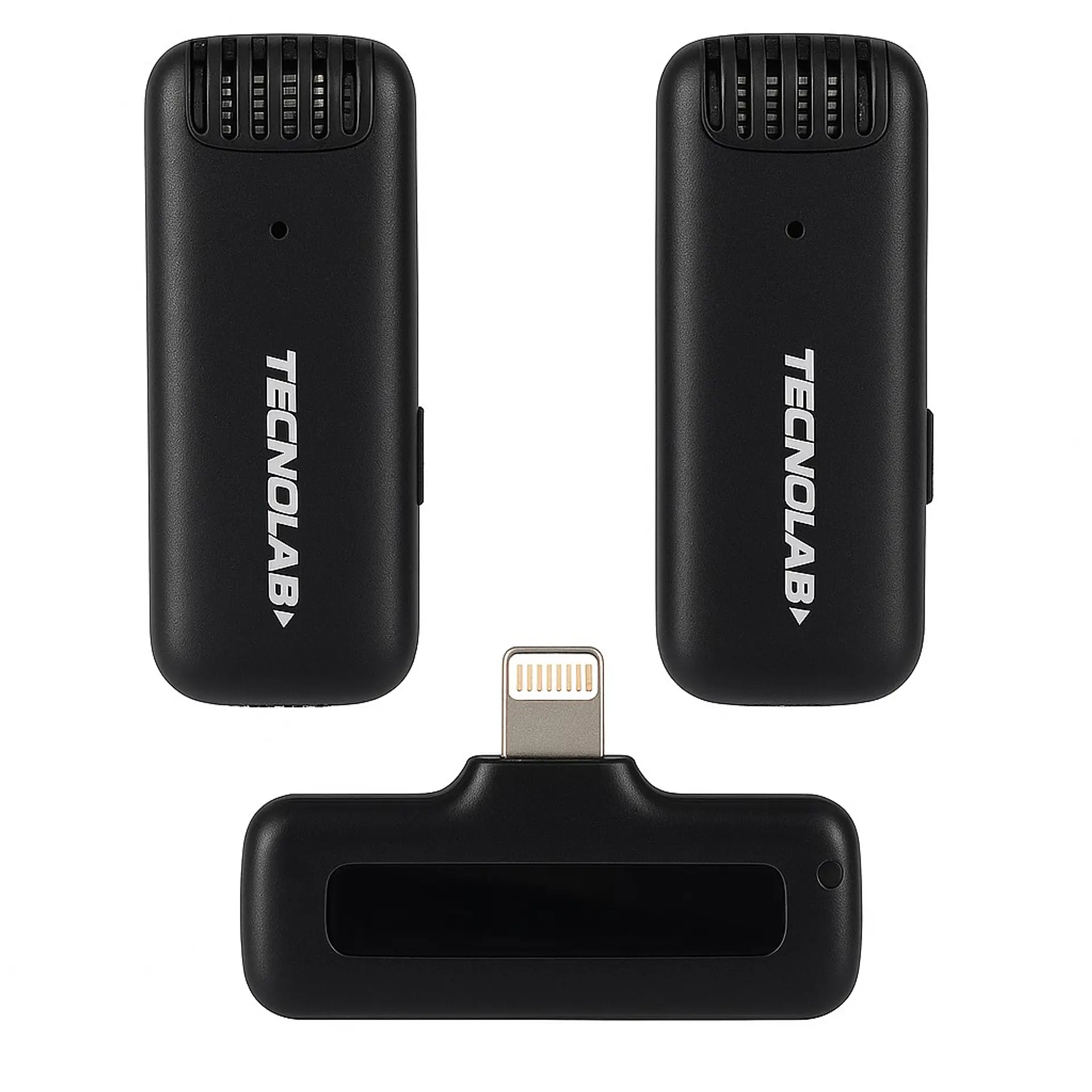 Kit 2 Micrófonos Lavalier Con Caja LTNG Tecnolab TL707 4