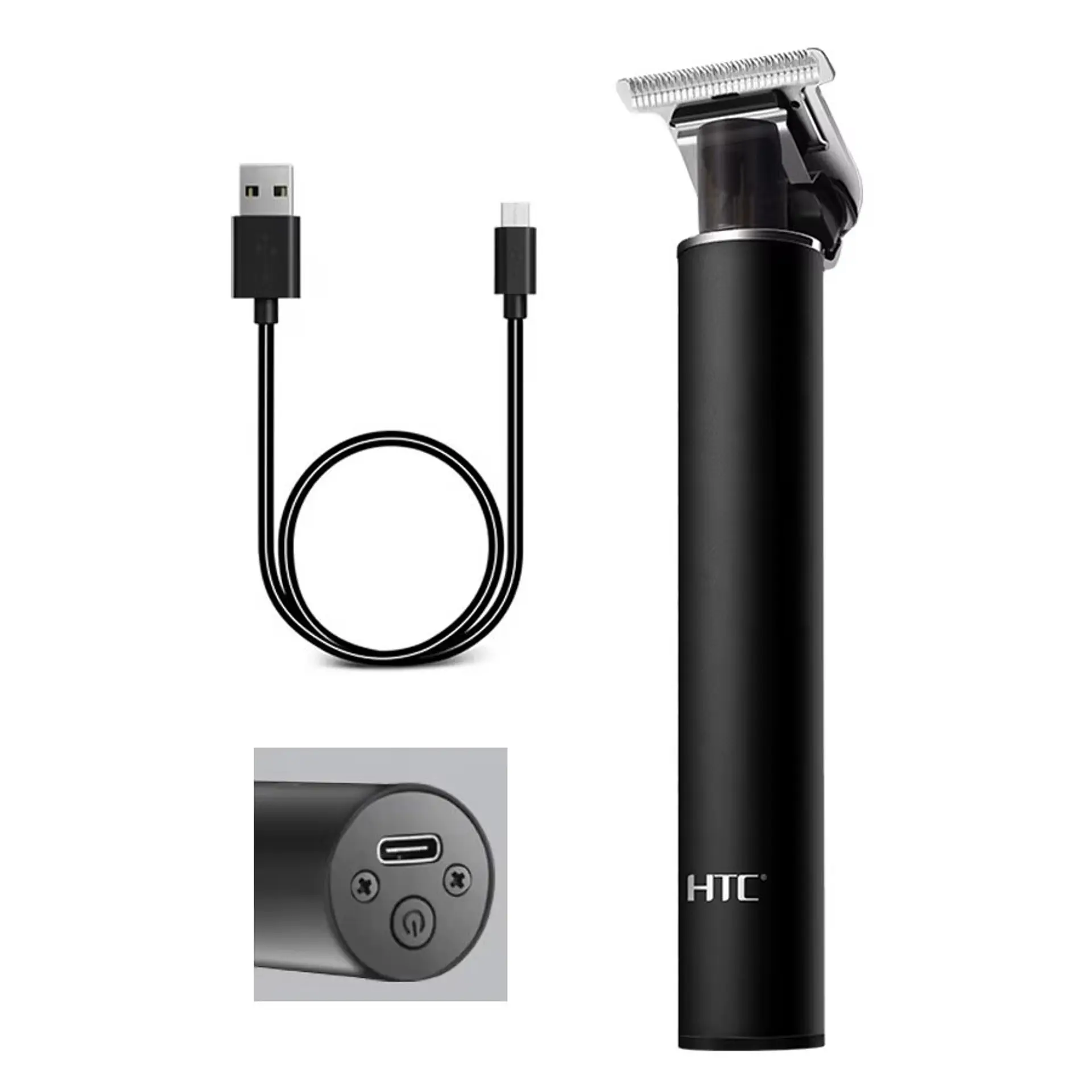 Cortadora De Pelo y Barba Inalámbrica HTC AT-115 1