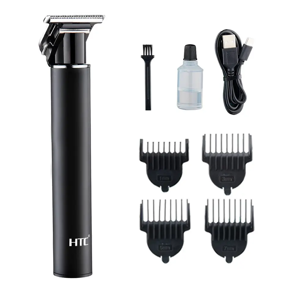 Cortadora De Pelo y Barba Inalámbrica HTC AT-115 2