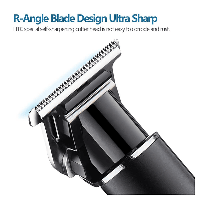 Cortadora De Pelo y Barba Inalámbrica HTC AT-115 4