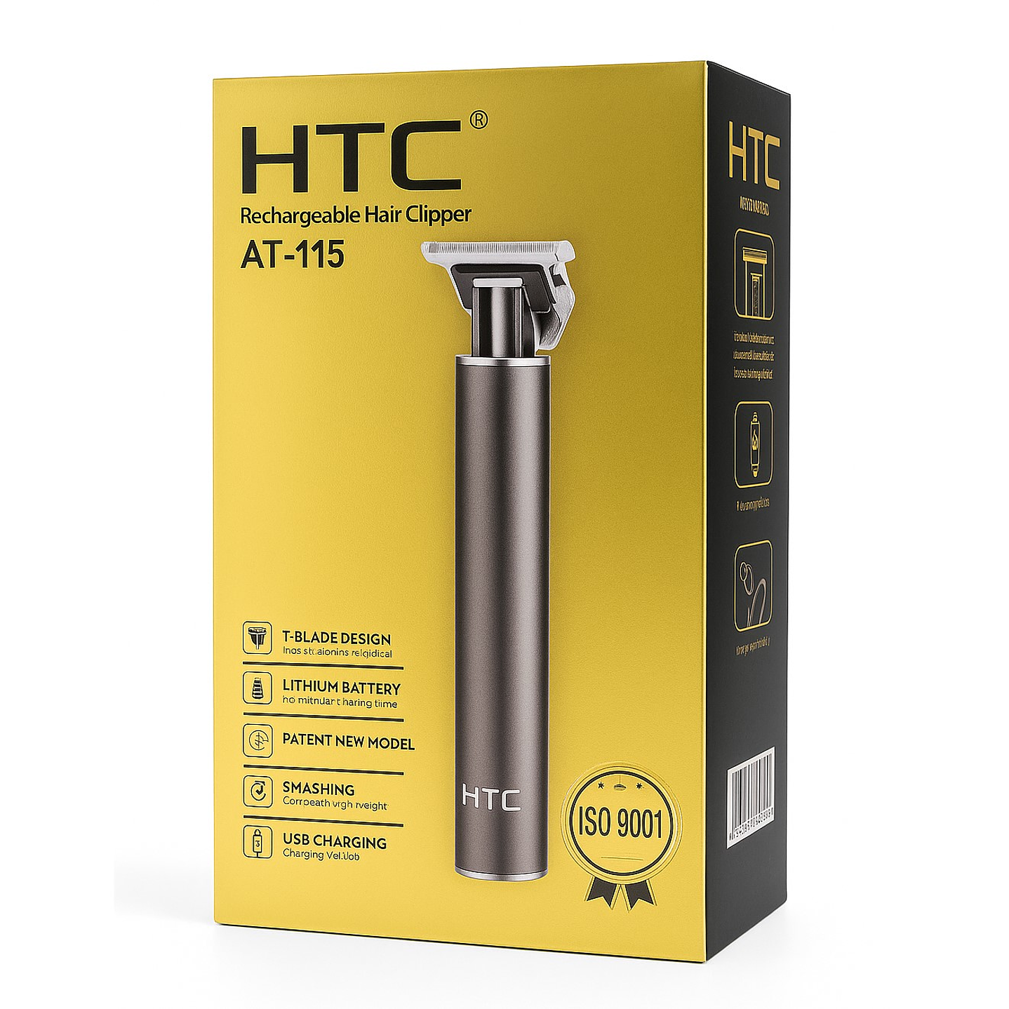 Cortadora De Pelo y Barba Inalámbrica HTC AT-115 5