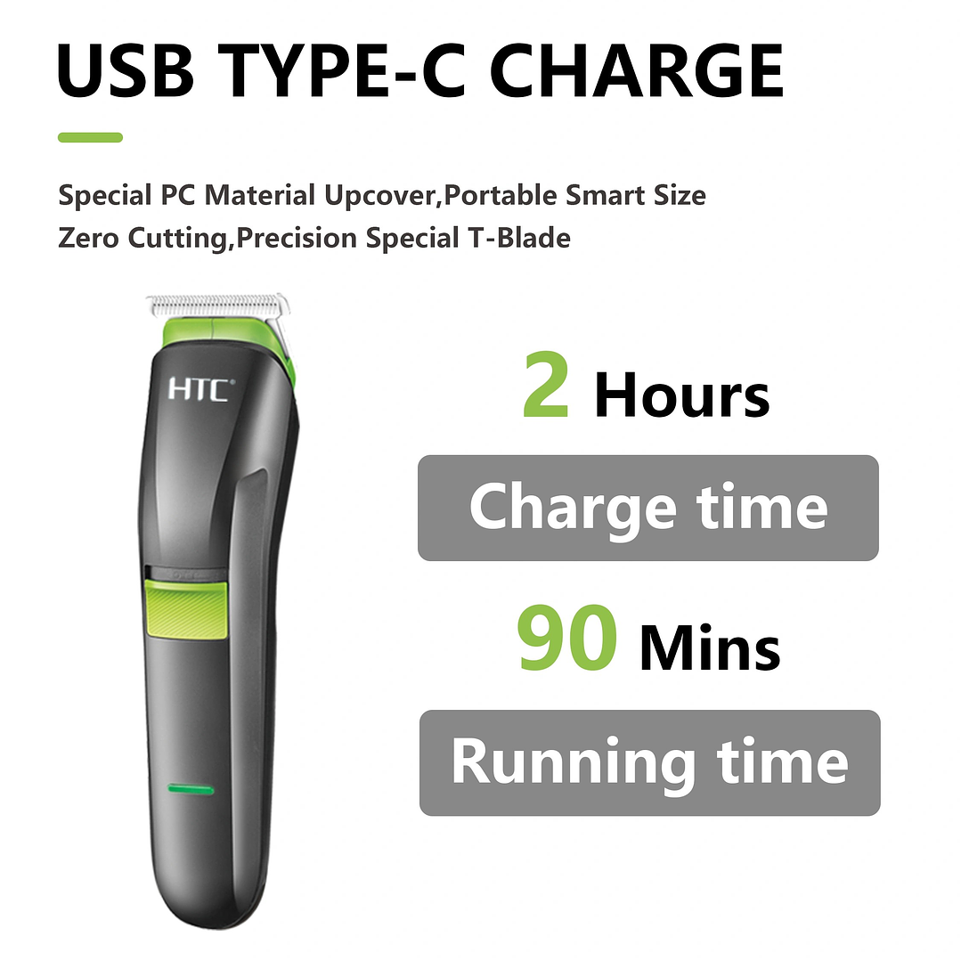 Cortadora De Pelo Set Cuidado Personal 4 en 1 HTC AT-1211 2